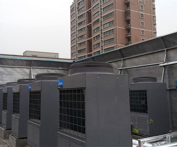 河南飯店中央空調外機噪音治理